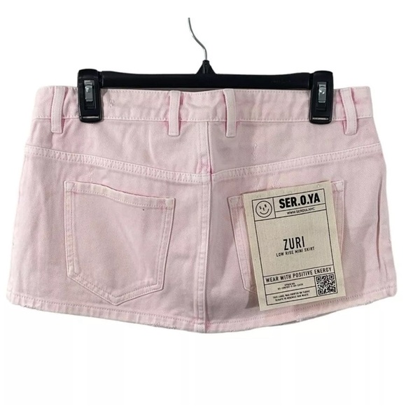 SER.O.YA low rise mini skirt size 26 - Picture 7 of 15